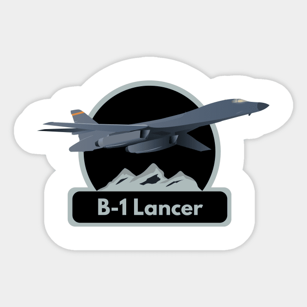 American Heavy Bomber B-1 Lancer Sticker by NorseTech